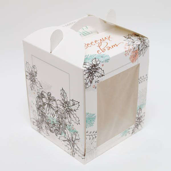 Коробки для пасок с печатью